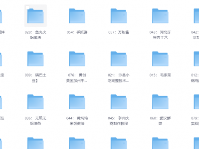 花了2.4万，全部买下来的小吃制作教程，适合小本创业学艺
